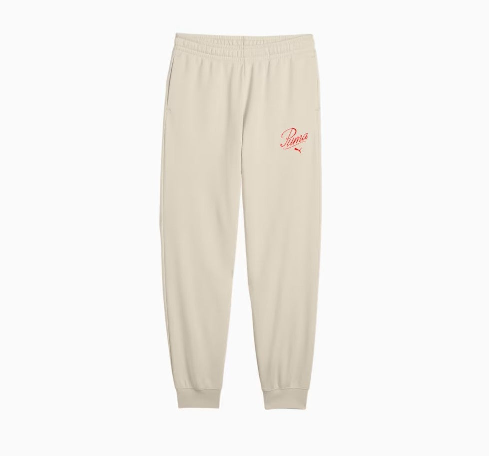 PUMA ESS SCRIPT SWEATPANTS TR G WHITE 685807-87