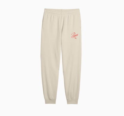 PUMA ESS SCRIPT SWEATPANTS TR G WHITE 685807-87