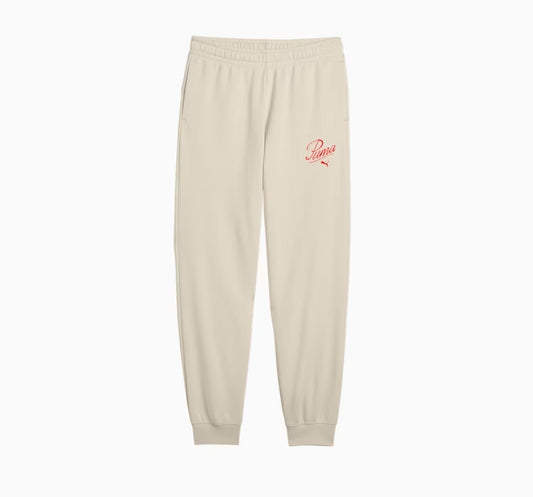 PUMA ESS SCRIPT SWEATPANTS TR G WHITE 685807-87