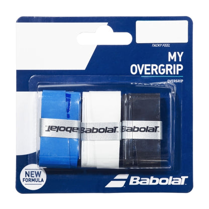Babolat MY OVERGRIP X3 BLACK BLUE WHITE 653052-164