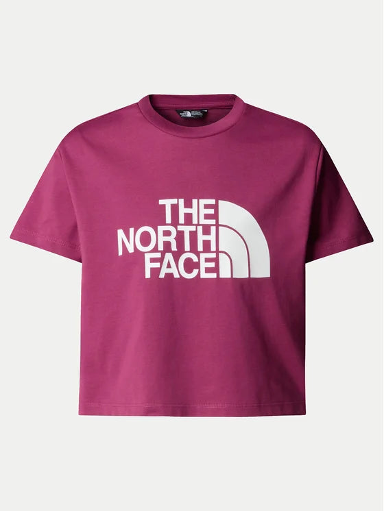 THE NORTH FACE G S/S CROP EASY TEE CYBER BERRY NF0A8DRQ6EO1
