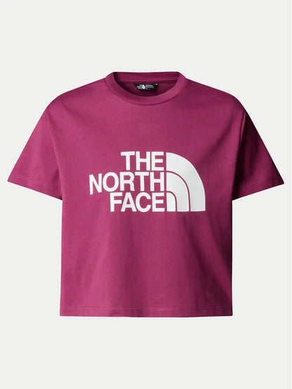 THE NORTH FACE G S/S CROP EASY TEE CYBER BERRY NF0A8DRQ6EO1