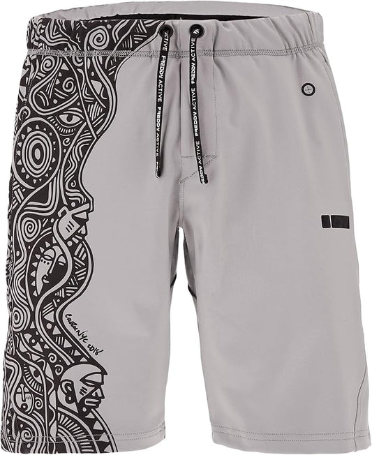 FREDDY Pantalone Bermuda PRO Pants con Stampa Tribale Laolu Senbanjo PROPANT3LA