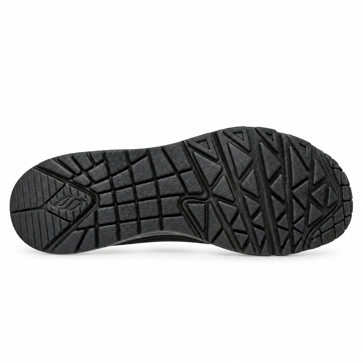 Skechers Uno - Suited On Air – Sneakers uomo nero in ecopelle – 183004-B