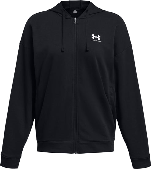 UNDER ARMOUR RIVAL TERRY OS FZ HOODED 1386043-001