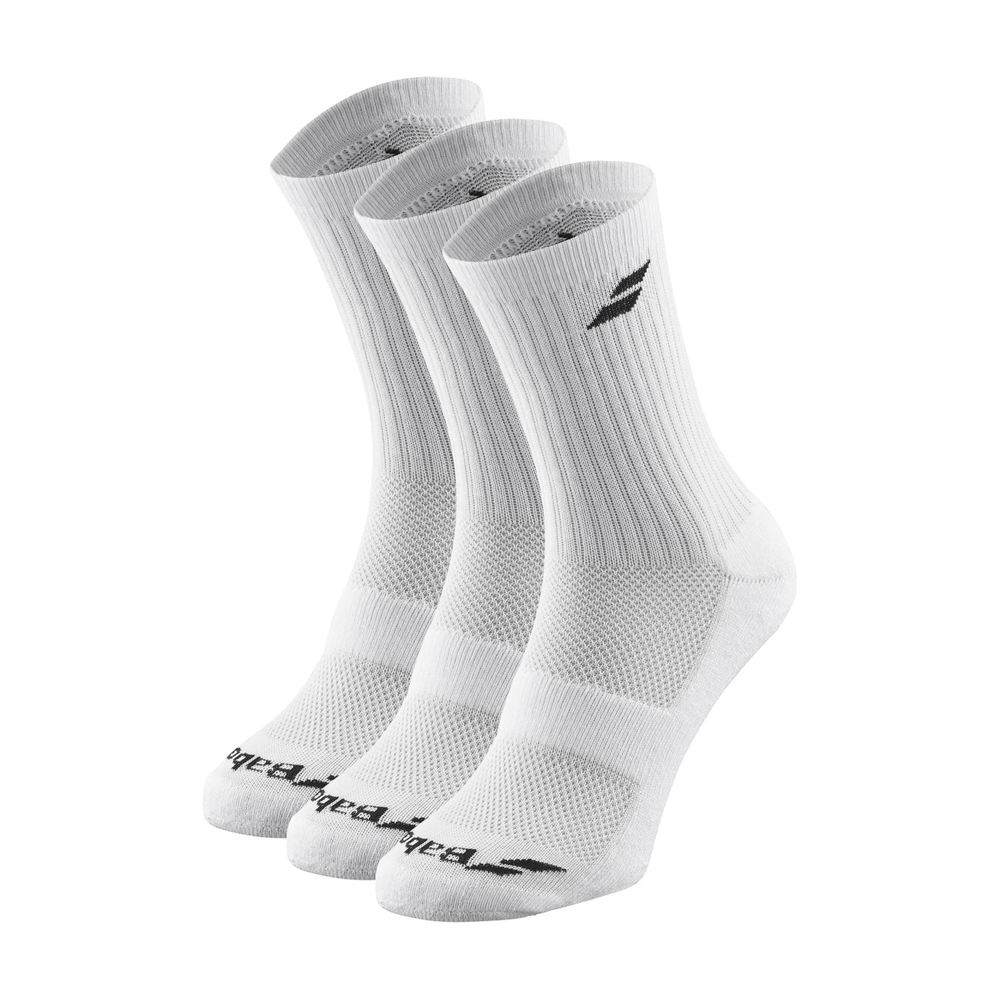 Babolat 3 Pairs Pack Junior Calze Tennis Bianche