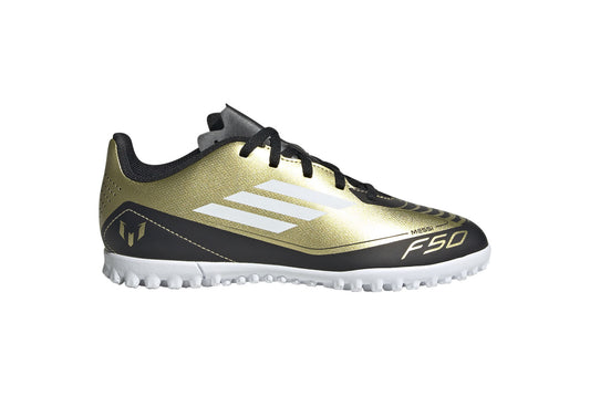 ADIDAS F50 CLUB TF J MESSI GOLDMT/FTWWHT/CBLACK IG9297