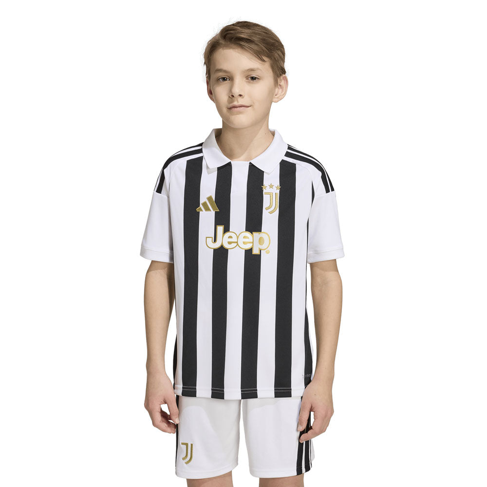 Adidas Maglia Home Juventus 26/27 Kids – Maglia da calcio bambino unisex bianco/nero in poliestere – KB8836