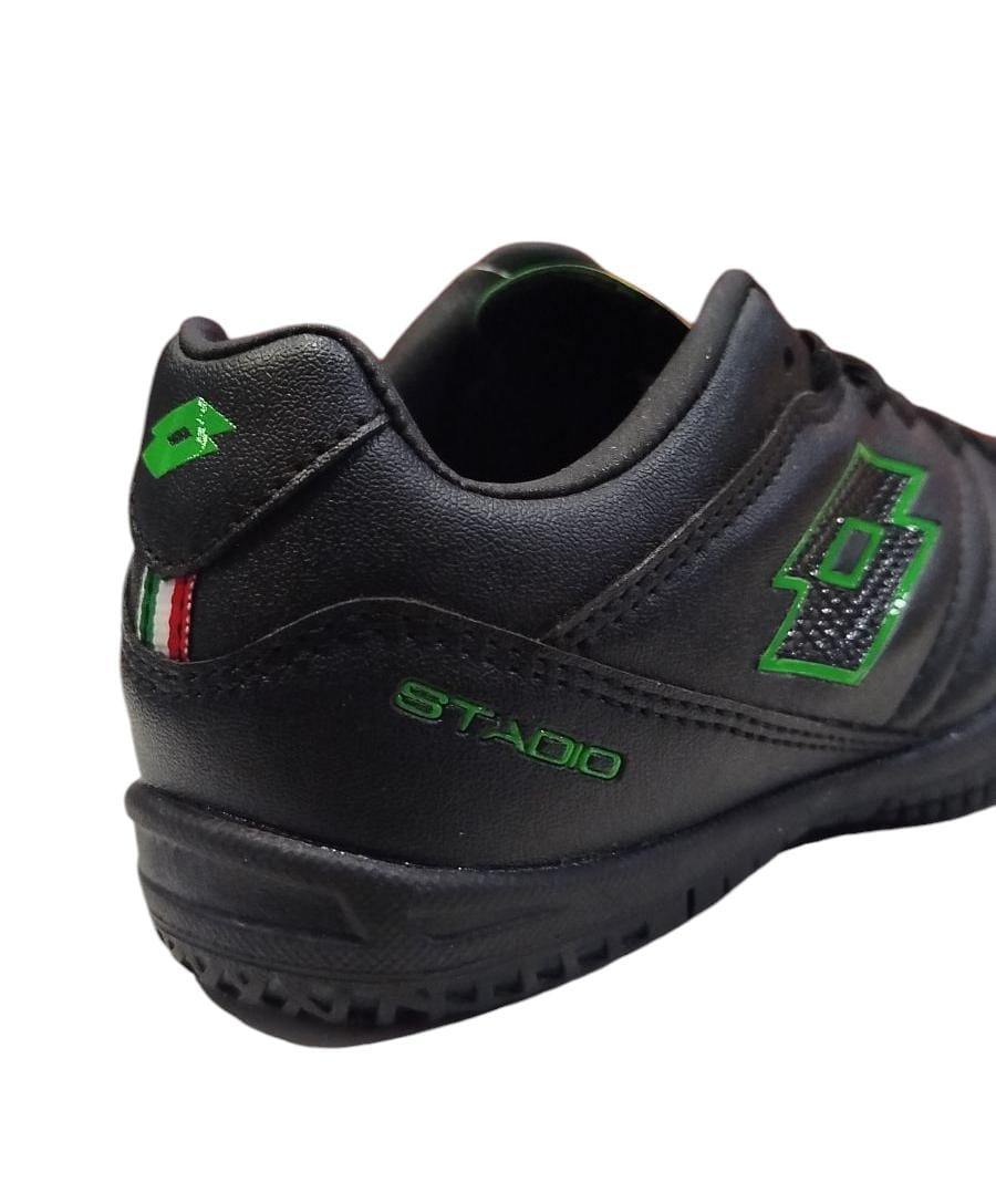 JUNIOR	INDOOR	STADIO 705 ID JR	ALL BLACK/ALL BLACK/SPRING GREEN 219710-AS7