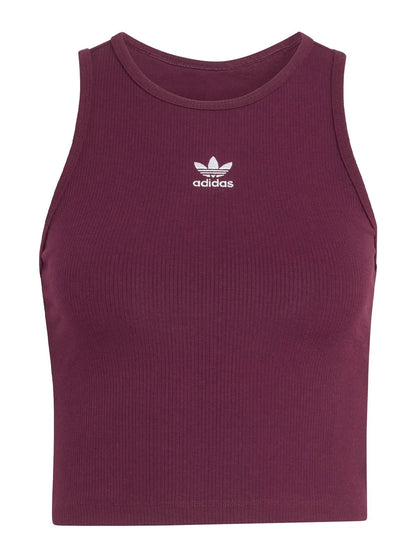 ADIDAS AOR ESS RIB TANK MAROON KD3824