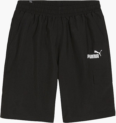 PUMA ESS WOVEN CARGO SHORTS 9'' BLACK 679731-01