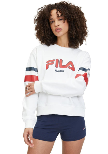 FILA LATUR GRAPHIC CREW SWEAT BRIGHT WHITE FAW0742-10001