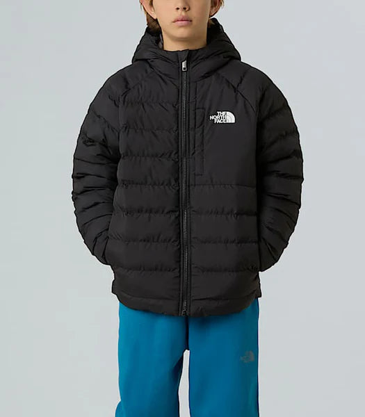 THE NORTH FACE B REVERSIBLE PERRITO HOODED JACKET TNF BLACK/SMOKED PEARL NF0A88TWWOO1