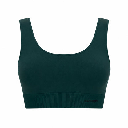 Freddy Top S26WSMB1-V31 | Top Sportivo Donna | Verde