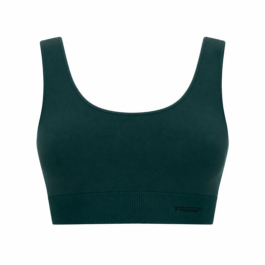 Freddy Top S26WSMB1-V31 | Top Sportivo Donna | Verde