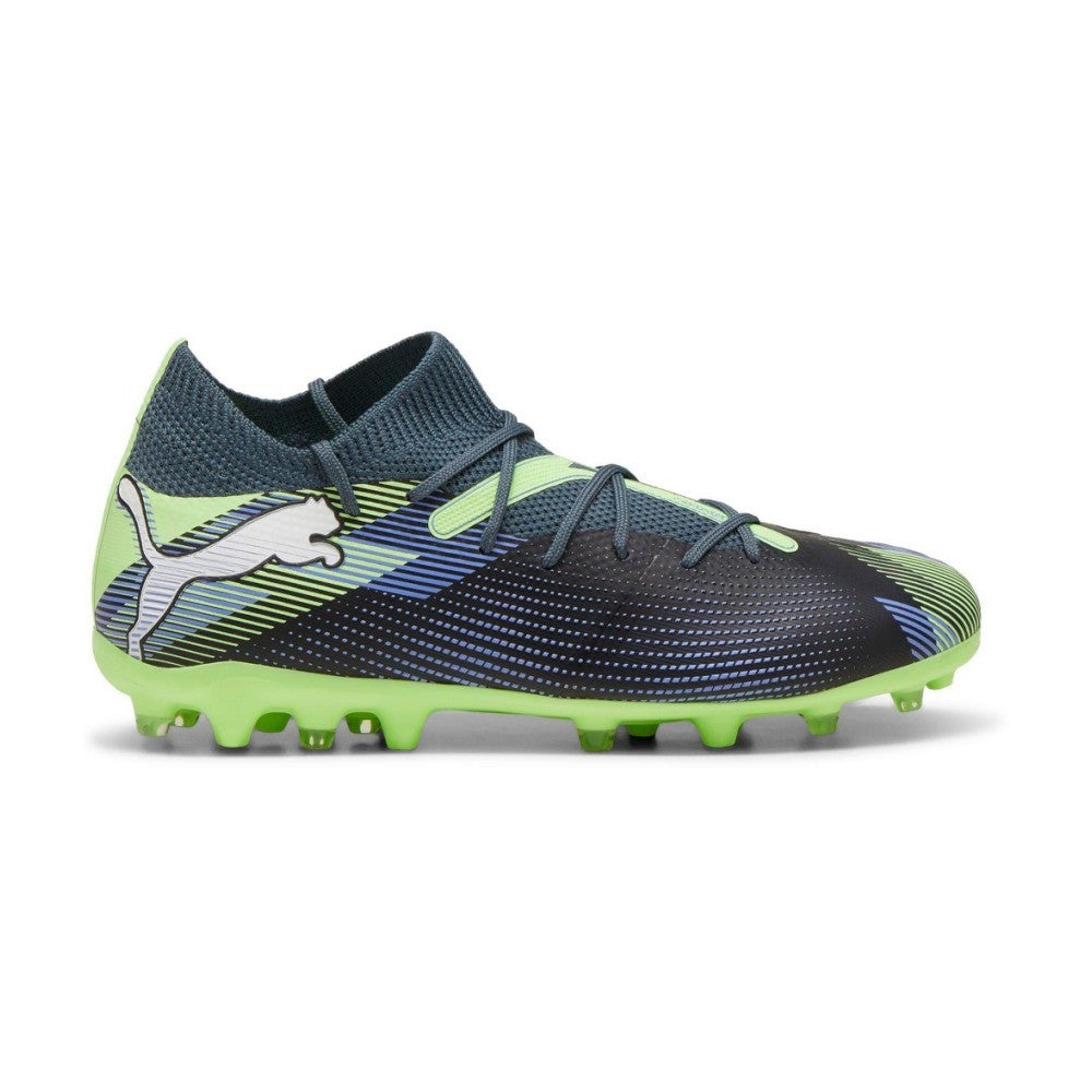 PUMA FUTURE 7 MATCH MG JR GRAY SKIES-PUMA WHITE-FIZZY APPLE 107946-03