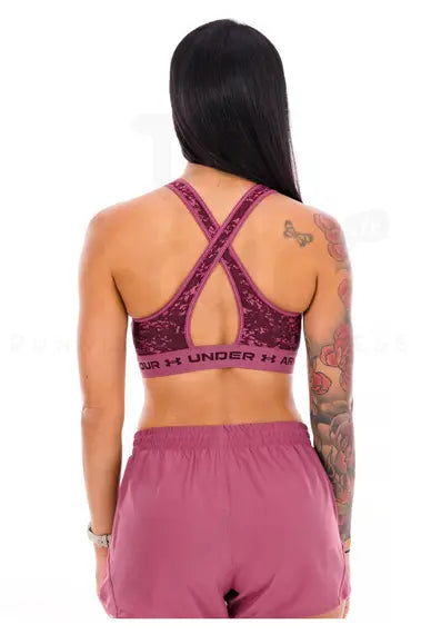 UNDER ARMOUR CROSSBACK MID PRINT 1361042-659