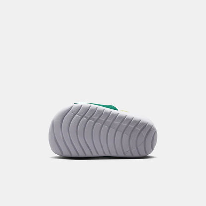 NIKE KAWA SLIDE TD MALACHITE/MTLC GOLD-SONIC YELLOW-WHITE FJ8811-301