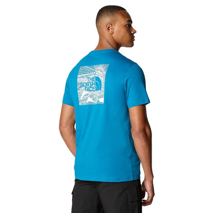 THE NORTH FACE M S/S REDBOX CELEBRATION TEE ADRIATIC BLUE NF0A87NVRBI1