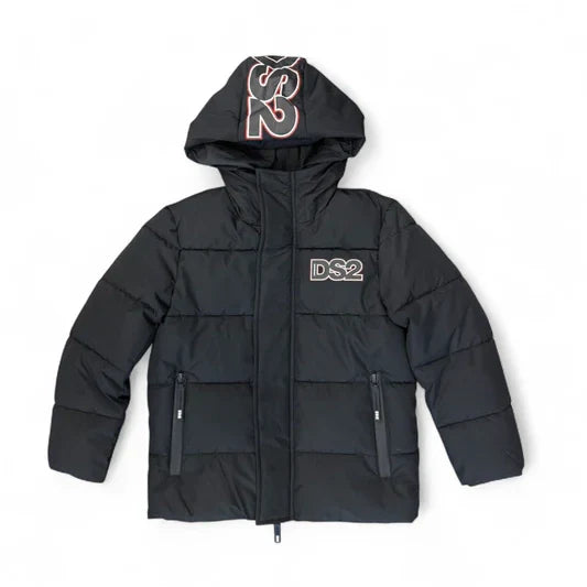 DS2 GIUBBOTTO 50% NY 50% PL NERO FW25K073