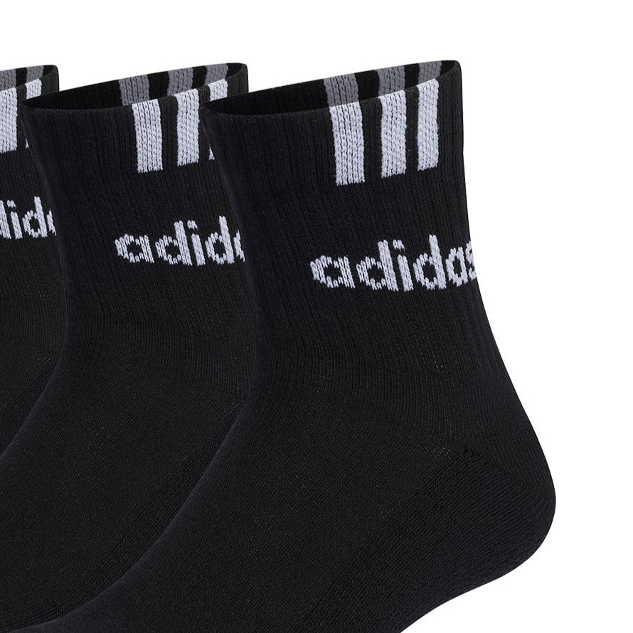 Adidas Calze Adidas 3-Stripes Linear Half-Crew (Confezione da 3 Paia) IC1294 – foto 4