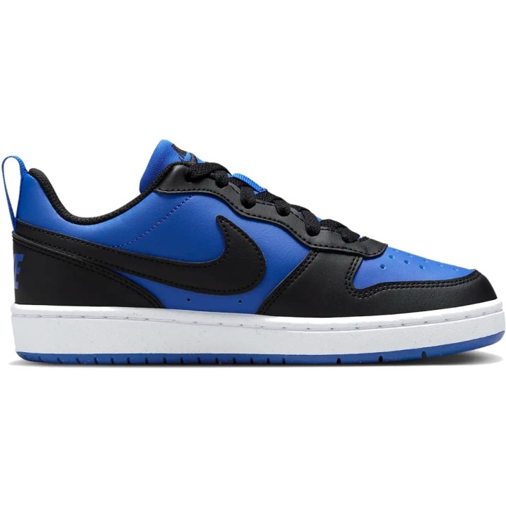 NIKE COURT BOROUGH LOW RECRAFT GS GAME ROYAL/BLACK-WHITE HM6293-480