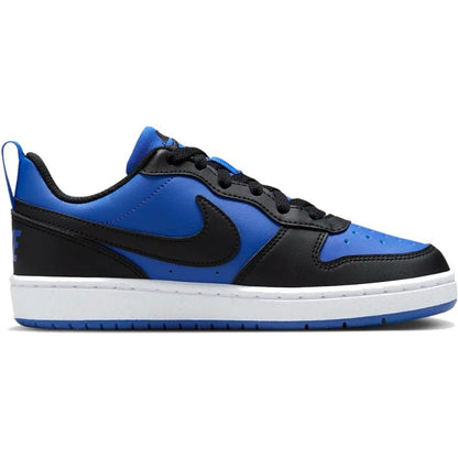 NIKE COURT BOROUGH LOW RECRAFT GS GAME ROYAL/BLACK-WHITE HM6293-480