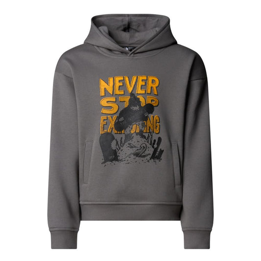 THE NORTH FACE NTF B OVERSIZE HOODIE SMOKED PEARL NF0A8EAM0UZ1