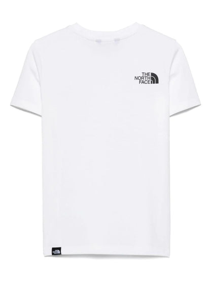 THE NORTH FACE TEEN SIMPLE DOME REGULAR SS TEE TNF WHITE NF0A87T4FN41