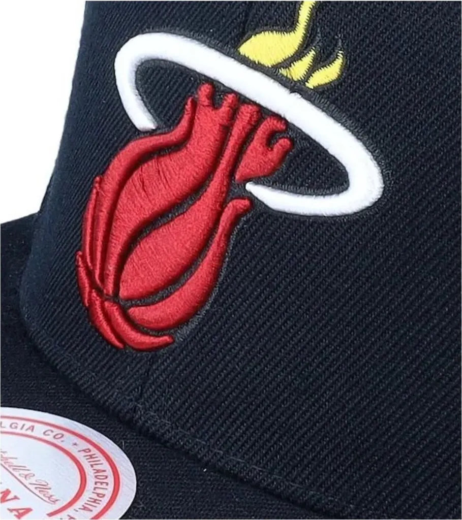 Mitchell & Ness NBA TOP SPOT SNAPBACK HWC HEAT HHSS2976-MHEYYPPPBLCK