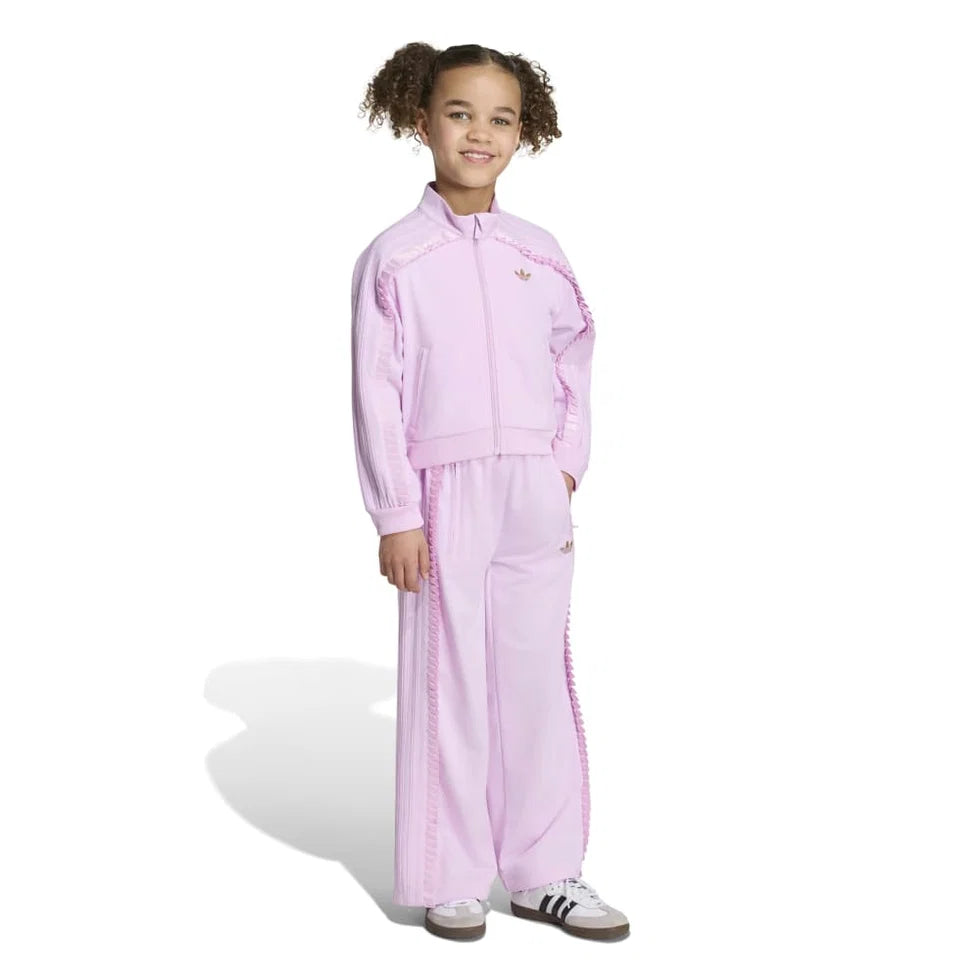 Adidas Tuta Bambina Firebird Full Zip Rosa KR6592