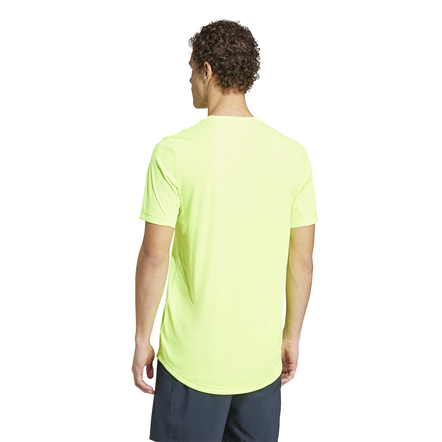 ADIDAS CLUB 3STR TEE LUCID LEMON IS8110