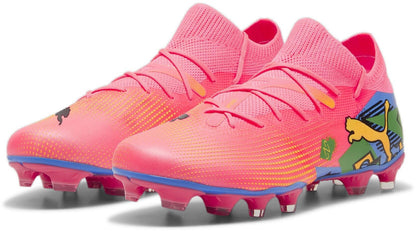 PUMA FUTURE 7 MATCH NJR FG/AG SUNSET GLOW-BLACK-SUN STREAM-GREEN-BLUEMAZI 107840-01