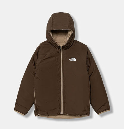 THE NORTH FACE B REVERSIBLE PERRITO HOODED JACKET MUSHROOM GREY NF0A88TWBOX1