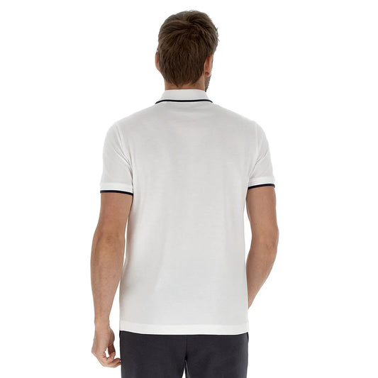 LOTTO POLO SANREMO BRIGHT WHITE/NAVY BLUE 222278-1Q5