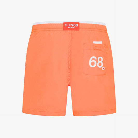 Sun68 BOY'S SWIM PANT FLUO DETAIL WAISTBAND H36306-64