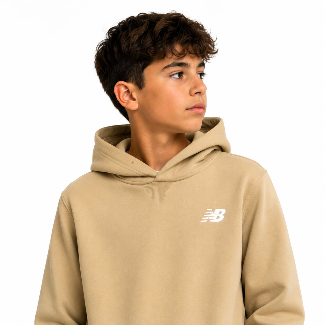 New Balance Brush Back Small Logo Hoodie LAKB0003