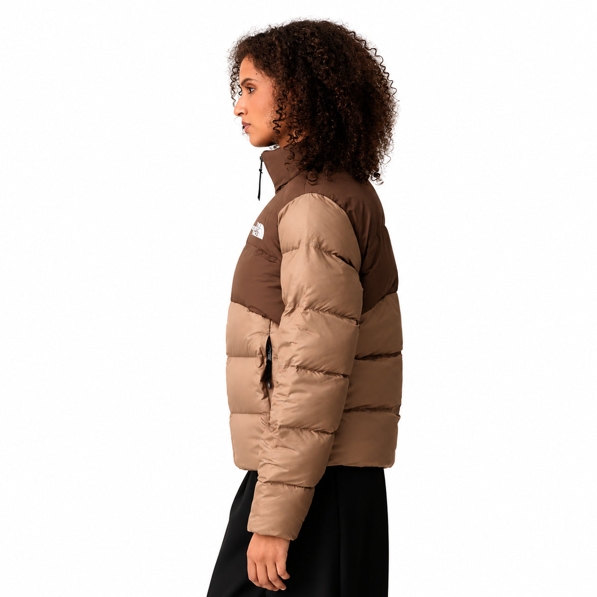 The North Face Women's Saikuru Jacket Giacca Imbottita Donna Antivento WindWall Idrorepellente Collo Alto Marrone Garnet Smokey Brown NF0A8GCBT061