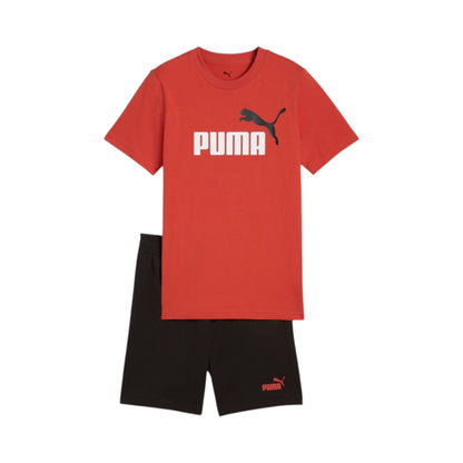 PUMA Logo Tee and Shorts Set B 686298-15
