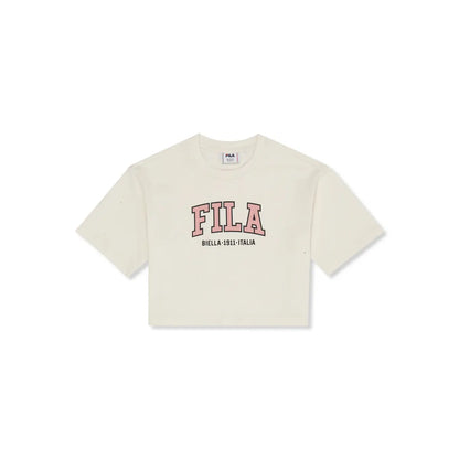FILA RIFREDI boxy cropped graphic t-shirt FAT0832-10010