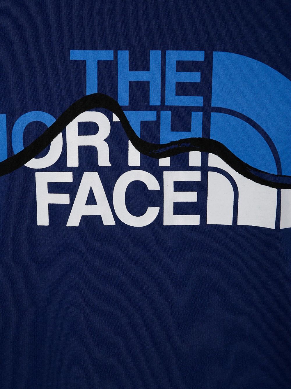 THE NORTH FACE M SS MOUNTAIN LINE TEE ESTATE BLUE NF0A87NTD1R1