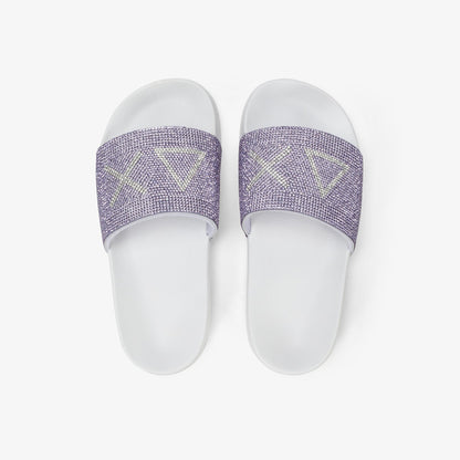 Sun68 GIRL'S SLIPPERS STRASS LOGO X36411-0124