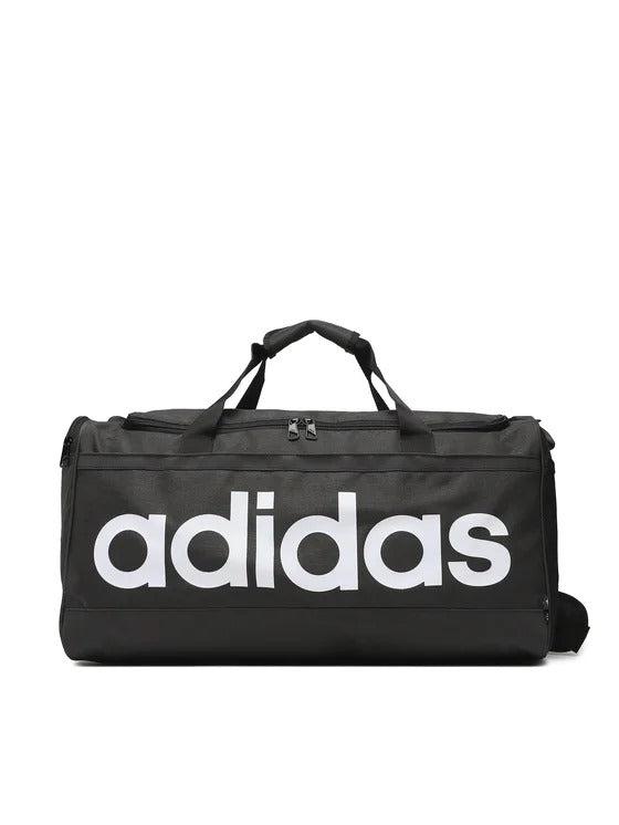 ADIDAS LINEAR DUFFEL M BLACK/WHITE HT4743