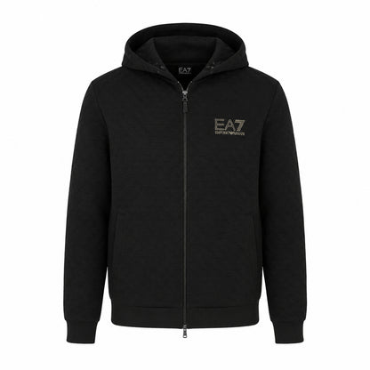 EA7 Emporio Armani Felpa con Cappuccio e Zip 7M002247-UC001 | Uomo | Nero