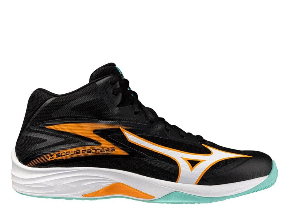 MIZUNO THUNDER BLADE Z MID	Black/Tangelo/IceGreen V1GA237507