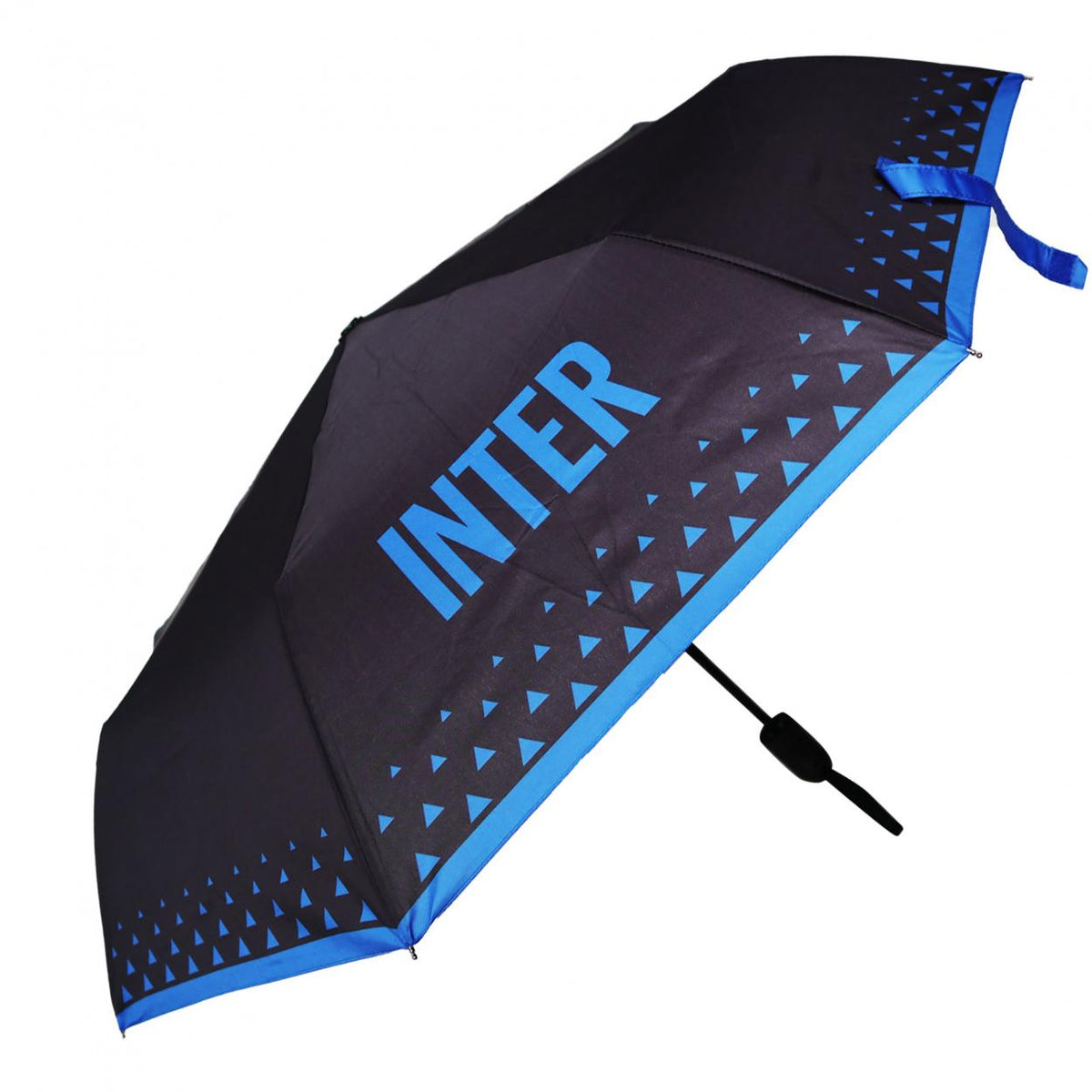 Inter Ombrello Tascabile IN1655 – Nero, accessorio unisex per la pioggia da portare con te, idea regalo per tifosi interisti e appassionati di calcio.