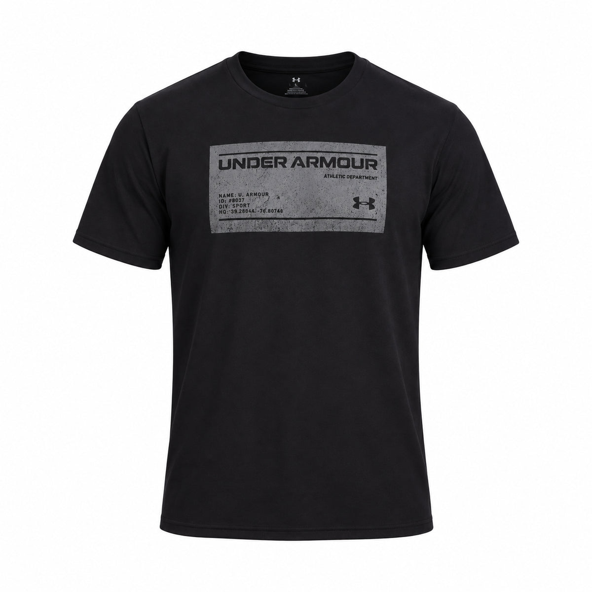 Under Armour T-Shirt Box WM Label 6017350-001 – Nero