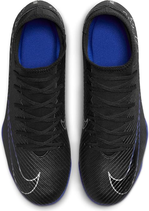 NIKE MERCURIAL VAPOR 15 CLUB BLACK/CHROME-HYPER ROYAL DJ5968-040