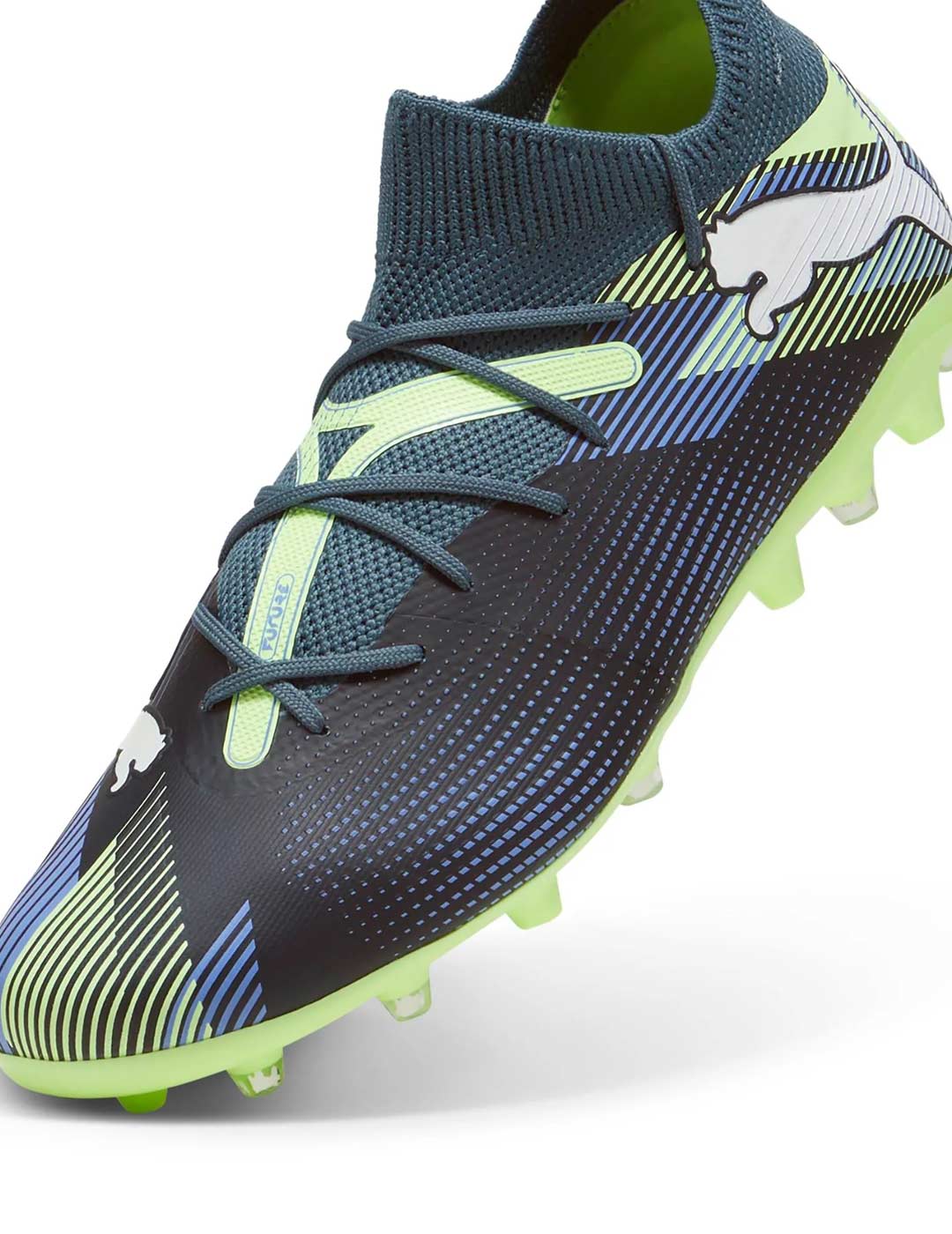 PUMA FUTURE 7 MATCH MG GRAY SKIES-PUMA WHITE-FIZZY APPLE 107934-03