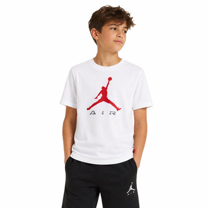 Jordan MJ Brooklyn Graphic Tee – T-Shirt Bambino Bianca